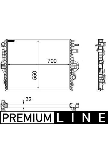 Kühlmittelkühler VW TOUAREG