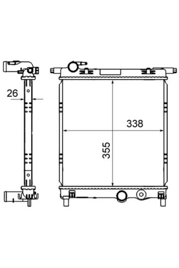 Kühlmittelkühler VW UP/ SEAT MII