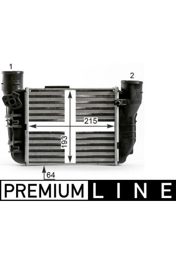 Ladeluftkühler AUDI A4 1.8i TURBO