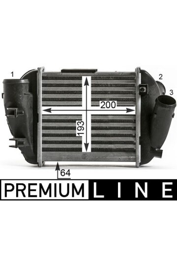 Ladeluftkühler AUDI A4 2.5 TDi V6