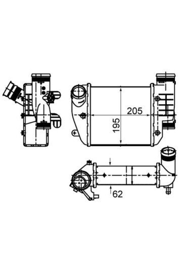 Ladeluftkühler AUDI A6 / A6 ALLROAD TDI