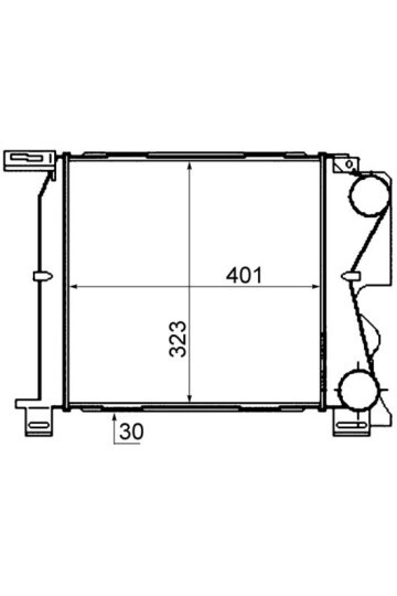 Ladeluftkühler CHRYSLER VOYAGER III RG