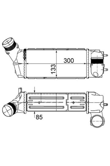 Ladeluftkühler CITRO N C4 PEU 307