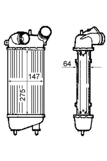 Ladeluftkühler CITROEN C3 FC