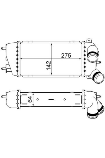 Ladeluftkühler CITROEN C3 FC