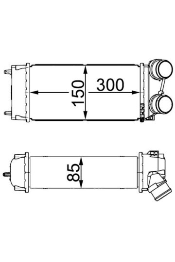 Ladeluftkühler CITROEN C4 1.6 HDI