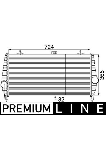 Ladeluftkühler CITROEN C5 / PEUGEOT 407
