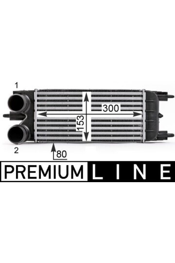 Ladeluftkühler CITROEN C5
