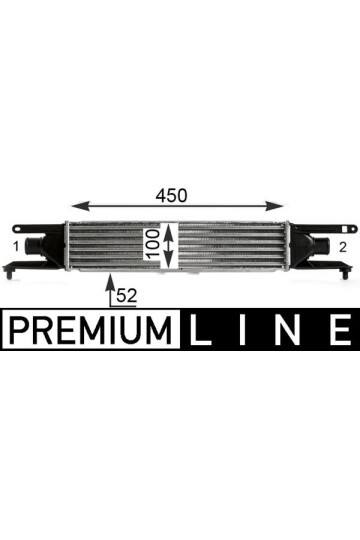 Ladeluftkühler FIAT GRANDE PUNTO 1.3