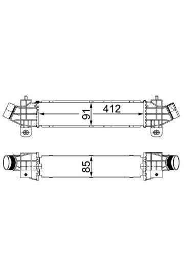 Ladeluftkühler FORD MONDEO III 2.0 TDCI