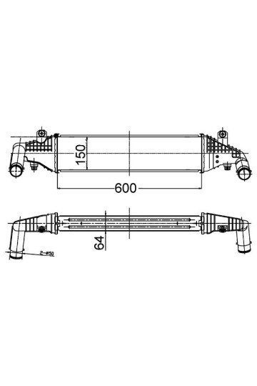 Ladeluftkühler MAZDA 3 1.6/2.0 CDVI