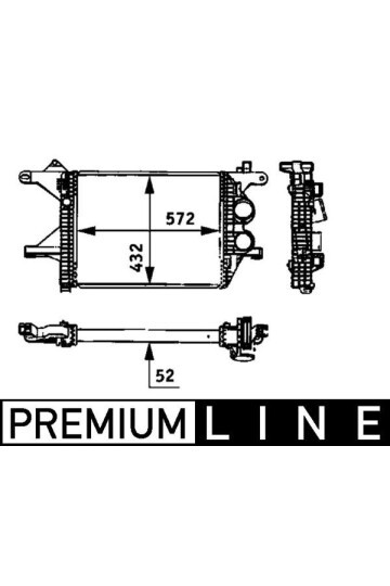 Ladeluftkühler MB T2