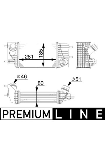 Ladeluftkühler NISSAN JUKE