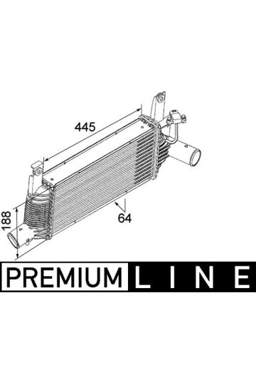 Ladeluftkühler NISSAN PATHFINDER