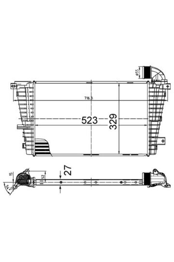 Ladeluftkühler OPEL ASTRA H 04-
