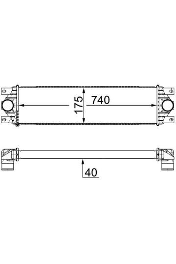 Ladeluftkühler OPEL MOVANO