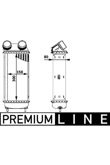 Ladeluftkühler PEUGEOT 206
