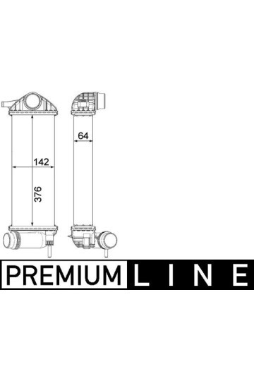 Ladeluftkühler RENAULT KANGOO II 1.5DCI
