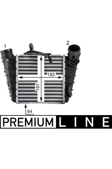 Ladeluftkühler SEAT IBIZA / SKODA FABIA