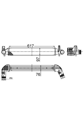 Ladeluftkühler VAG POLO