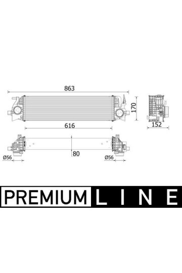 Ladeluftkühler VOLVO XC90