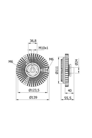 Lüfterkupplung AUDI A4 8D2. B5 94-01