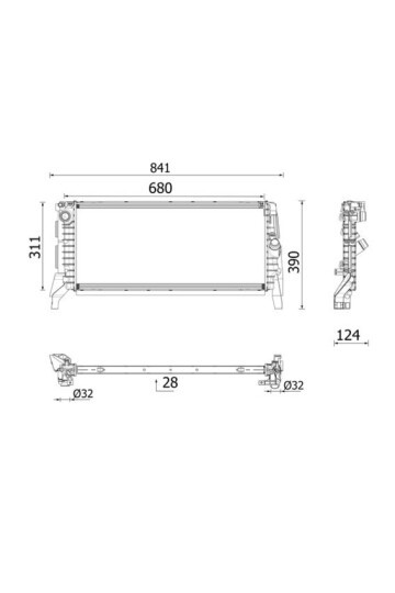 MOTOR SU RADYATORU BMW B37 B47 F40 F44 F45 F46 F48 F39 . MINI F54 F60