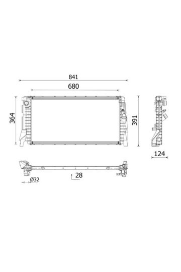 MOTOR SU RADYATORU BMW B38 B48 F40 F52 F44 F45 F48 F49 F39 . MINI F54 F55 F56 F57 F60