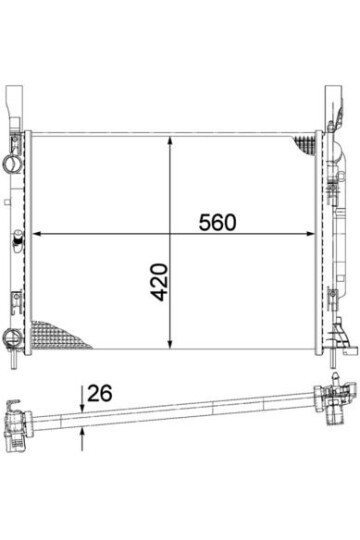 MOTOR SU RADYATORU MERCEDES CITAN OM607 W415 12> . RENAULT KANGOO 1.5 dCi 1.6 16V 09>