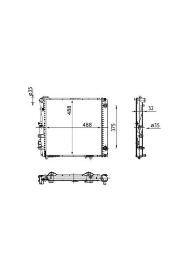 MOTOR SU RADYATORU MERCEDES S-CLASS M103 W126 85>91