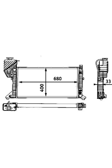 MOTOR SU RADYATORU MERCEDES SPRINTER B901>B904 96>06 KLIMASIZ