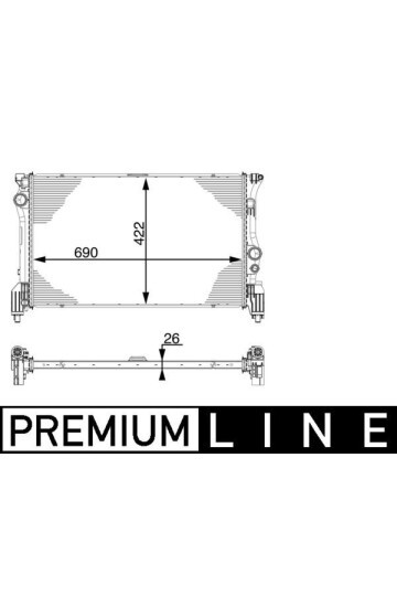 MOTOR SU RADYATORU MERCEDES VITO W447 14>