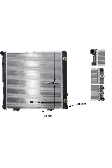 MOTOR SU RADYATORU MERCEDES W124 S124 C124 A124 KLIMALI / OTOMATIK SANZIMAN