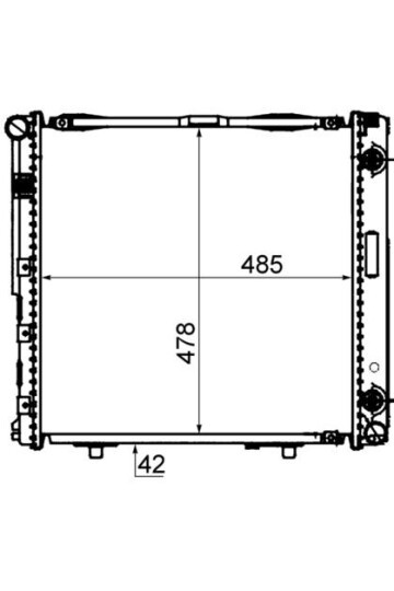 MOTOR SU RADYATORU MERCEDES W124 S124 C124 KLIMALI