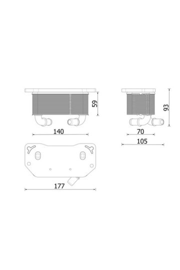 MOTOR YAĞ SOĞUTUCUSU VOLVO S90 V90 D5 2016 > XC60 D5 2017 > XC90 D4 D5 2015 >2018 > DİZEL