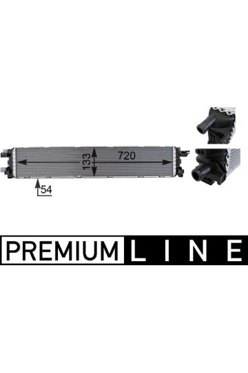 Niedertemperaturkühler AUDI A4. A5. A6. A8. Q5