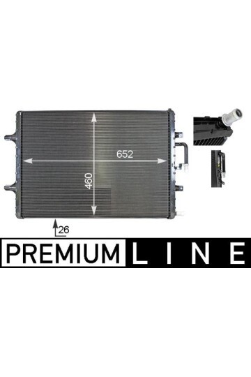 Niedertemperaturkühler AUDI A6 RS