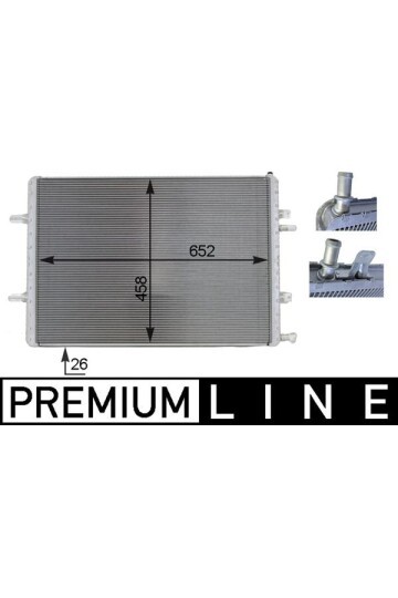 Niedertemperaturkühler AUDI S8