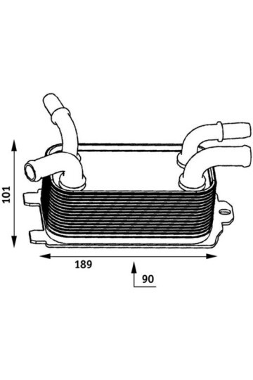 Ölkühler FORD FOCUS / VOLVO S40 V5