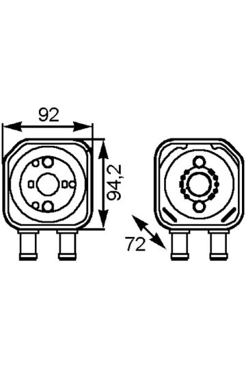 Ölkühler VAG GOLF/PASSAT/T5