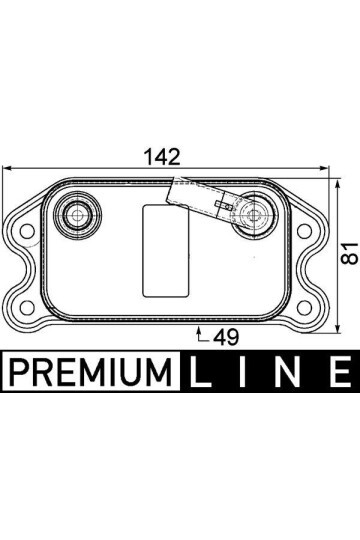 Ölkühler VOLVO C30. C70. S40. V50