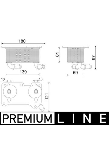 Ölkühler VOLVO S60 III