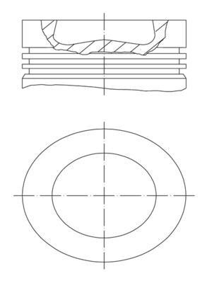 PİSTON COMPLETE 81.51 MM VW
