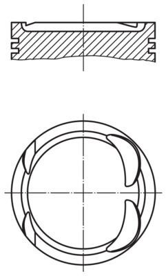 PİSTON COMPLETE 82.255 MM MERCEDES-BENZ
