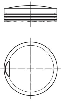 PİSTON COMPLETE 89.5 MM MERCEDES-BENZ