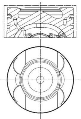 PISTON SEGMAN STD 83.00mm MERCEDES OM651 W204 C218 W212 W166 W221 W639 B906 B907 B910 SARI BURCLU