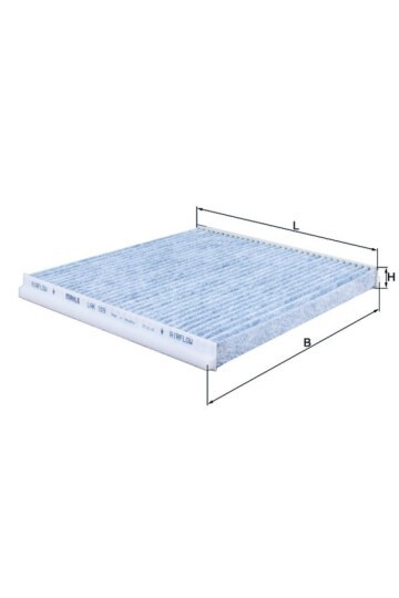 POLEN FİLTRESİ KARBONLU Cabin air filter element with activated carbon