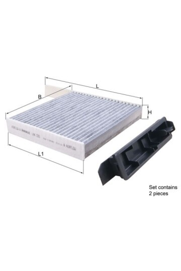 POLEN FİLTRESİ KARBONLU Cabin air filter element with activated carbon