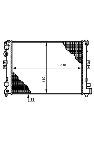 RADYATÖR JUMPY-EXPERT-SCUDO-1.9D-2.0JTD AC KLİMASIZ MEK 669x470x27