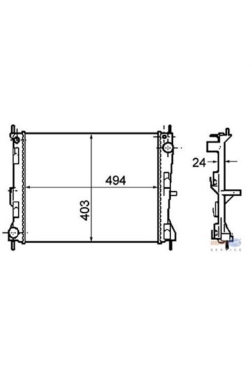 RADYATÖR RENAULT CLIO III- MICRA